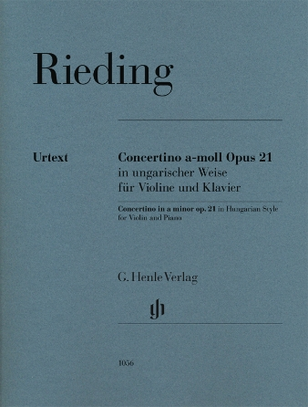 Concertino In Hungarian Style in A Minor Op. 21 Concertino In Hungarian Style in A Minor Op. 21