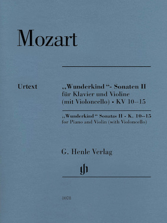 Wolfgang Amadeus Mozart – Wunderkind Sonatas Volume 2 K. 10-15