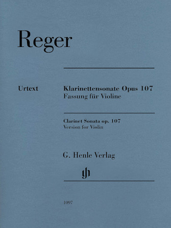 Max Reger - Clarinet Sonata Op. 107