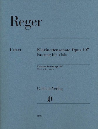 Max Reger - Clarinet Sonata Op. 107