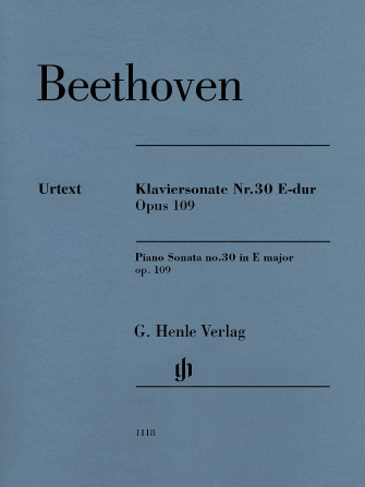 Piano Sonata No. 30 E Major Op. 109