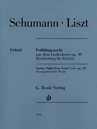 Frühlingsnacht (Spring Night) from Liederkreis Op. 39