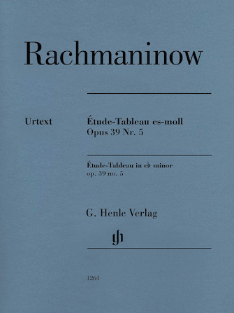 Etude-Tableau in E-flat minor Op. 39 No. 5