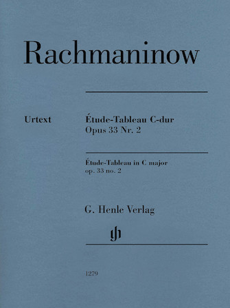 Etude-Tableau in C Major Op. 33 No. 2