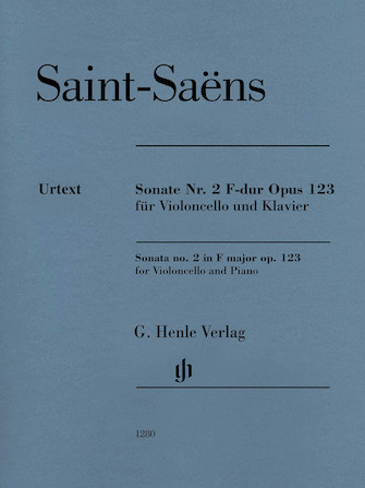 Sonata for Violoncello and Piano No. 2 in F Major Op. 123 Sonata for Violoncello and Piano No. 2 in F Major Op. 123