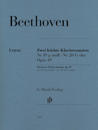 Two Easy Piano Sonatas Nos. 19 and 20 Op. 49