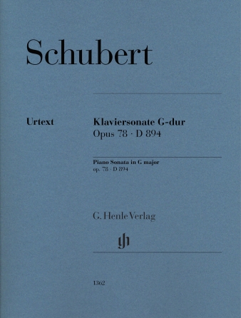 Piano Sonata in G Major op. 78 D894 - Revised Edition