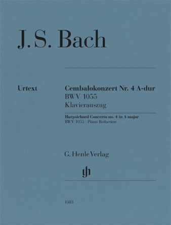 Harpsichord Concerto No. 4 A Major BWV 1055