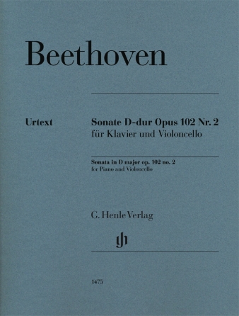 Cello Sonata in D Major Op. 102 No. 2