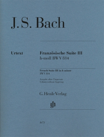 French Suite III in B Minor