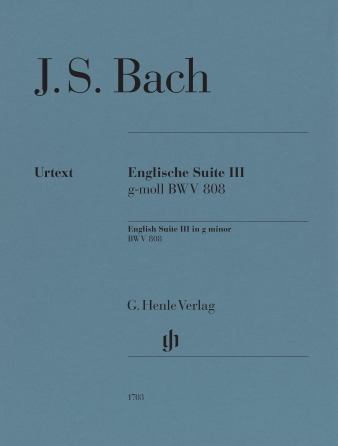 English Suite No. 3 G Minor BMV 808