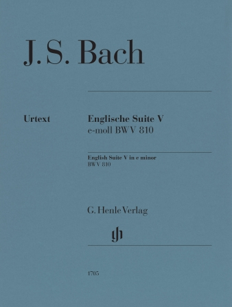 English Suite No. 5 E Minor BWV 810