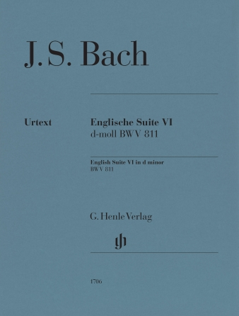 English Suite No. 6 D Minor BWV 811