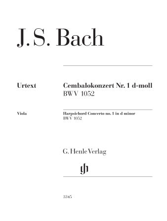 Harpsichord Concerto No. 1 in D Minor BWV 1052 Harpsichord Concerto No. 1 in D Minor BWV 1052