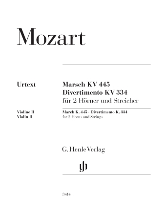 March K. 445 Divertimento K. 334