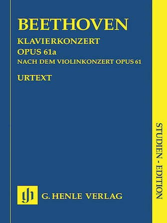 Piano Concerto D Major Op. 61a After the Violin Concerto